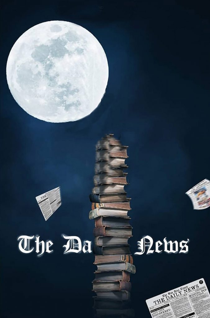 HD Moon With Book's PicsArt Background Free Stock Image