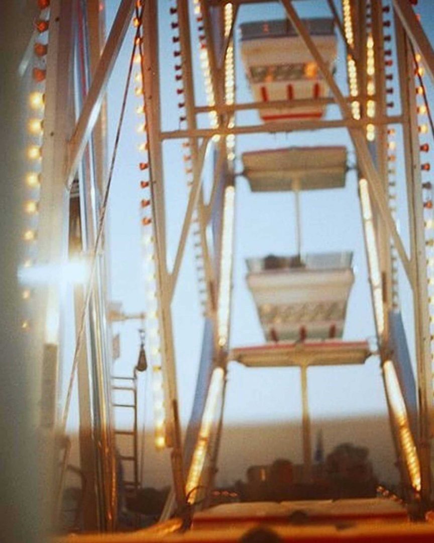 Ferris Wheel Blur Snapseed Background Free Stock Image 