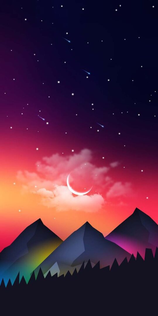 Cool Mountain Art iPhone Wallpaper 4k HD