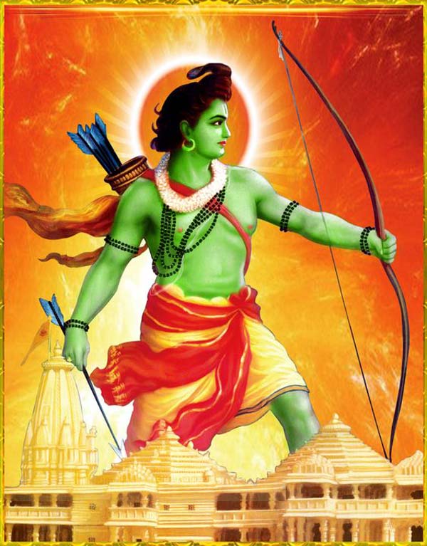 Lord Shri Ram Warrior Look Photo Full HD Wallpaper